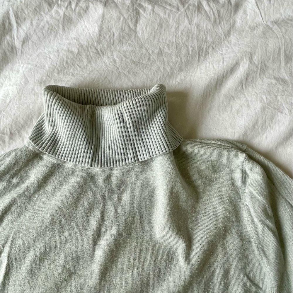 Vero Moda Pastel Light Blue Turtleneck